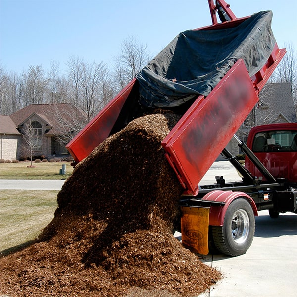 you can prepare by clearing the area where you want the mulch to be placed for delivery